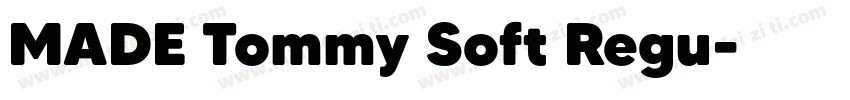 MADE Tommy Soft Regu字体转换